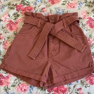 Abercrombie & Fitch paper bag high waist shorts